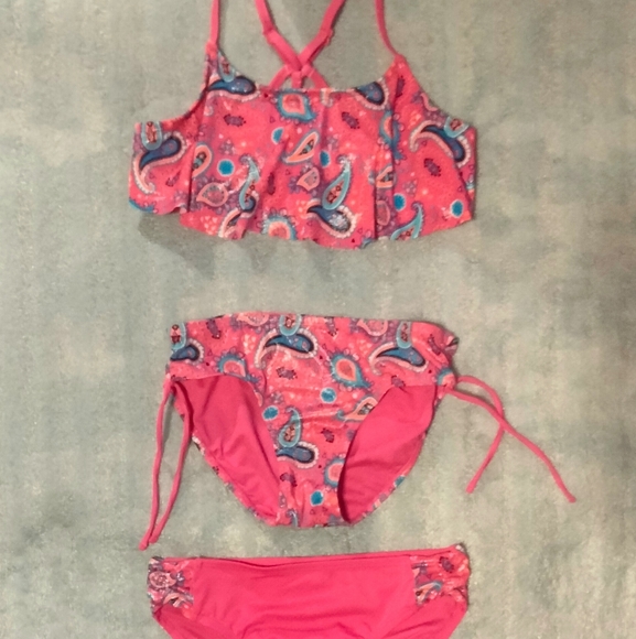 Justice 3 PC swim suit - Picture 2 of 3